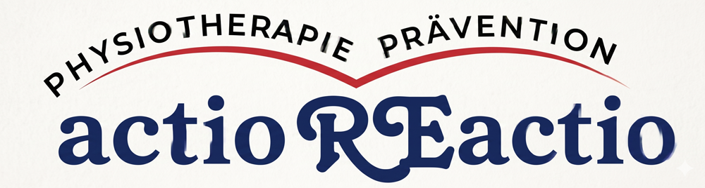 „Physiotherapie actio reactio“-Logo, zur Startseite